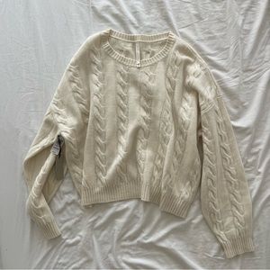 Aritzia Group by Babaton Wool Cable Knit Sweater
